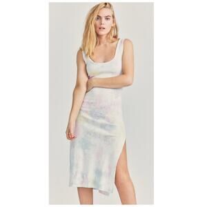 LoveShackFancy Citra Tie Dye Tank Midi Dress Size Large